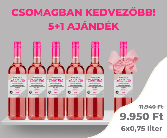 Maul Vakcina rosé csomag 5+1 ajándék kizárólag a Borhálóban
